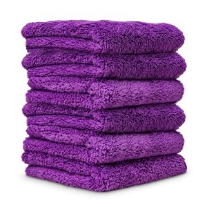 Happy Ending Edgeless Microfiber Towels. 16x16 6-Pack